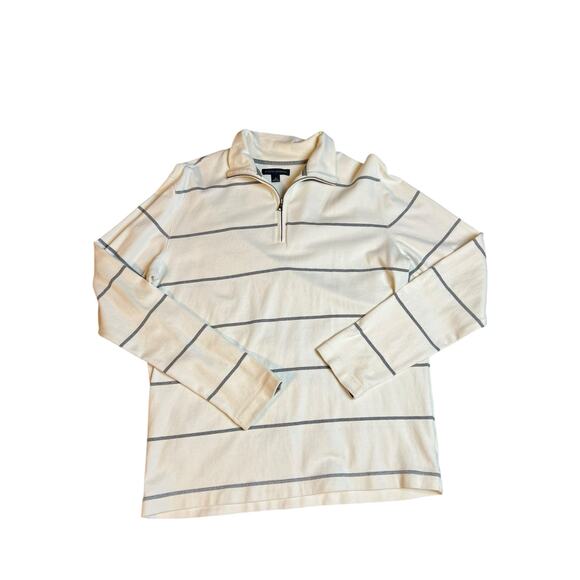 Banana Republic Mens Half Zip Sweater Pullover Sz M - Picture 1 of 5